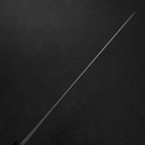 Gyuto Blue Steel #2 Nashiji Stainless Clad Yew Handle 210mm-[Musashi]-[Japanese-Kitchen-Knives]