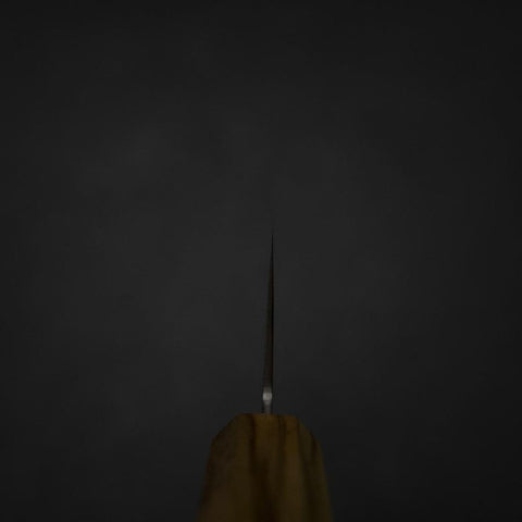 Gyuto Blue Steel #2 Poliert Olivenholz Griff 210mm-[Musashi]-[Japan-Küchenmesser]