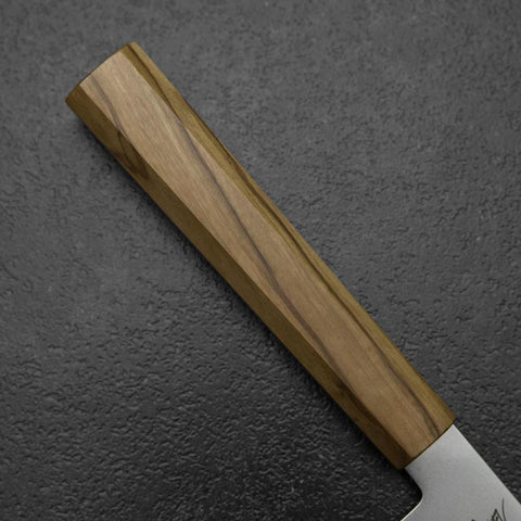 Gyuto Blue Steel #2 Poliert Olivenholz Griff 210mm-[Musashi]-[Japan-Küchenmesser]