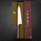 Gyuto Blue Steel #2 Poliert Olivenholz Griff 210mm-[Musashi]-[Japan-Küchenmesser]