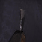 Gyuto Blue Super Kurouchi Buffalo Ebony Handle 180mm (7”)-[Musashi]-[Japan-Küchenmesser]