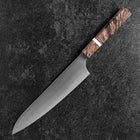 Gyuto Blue Super Poliert Ahornholz Griff 210mm-[Musashi]-[Japan-Küchenmesser]