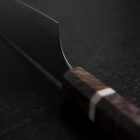 Gyuto Blue Super Poliert Ahornholz Griff 210mm-[Musashi]-[Japan-Küchenmesser]