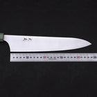 Gyuto Blue Super Polished Maple Green Handle 240mm (9.4”)-[Musashi]-[Japan-Küchenmesser]