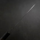 Gyuto Blue steel #2 Kurouchi Büffelhorn und Ebenholz Griff 210mm-[Musashi]-[Japan-Küchenmesser]