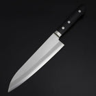 Gyuto Chromax Poliert Schwarzer Westlicher Griff 180mm-[Musashi]-[Japan-Küchenmesser]