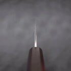 Gyuto Edelstahlummantelung White Steel #2 Kurouchi Ebenholz Griff 210mm-[Musashi]-[Japan-Küchenmesser]