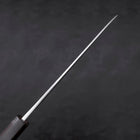 Gyuto Edelstahlummantelung White Steel #2 Kurouchi Ebenholz Griff 210mm-[Musashi]-[Japan-Küchenmesser]