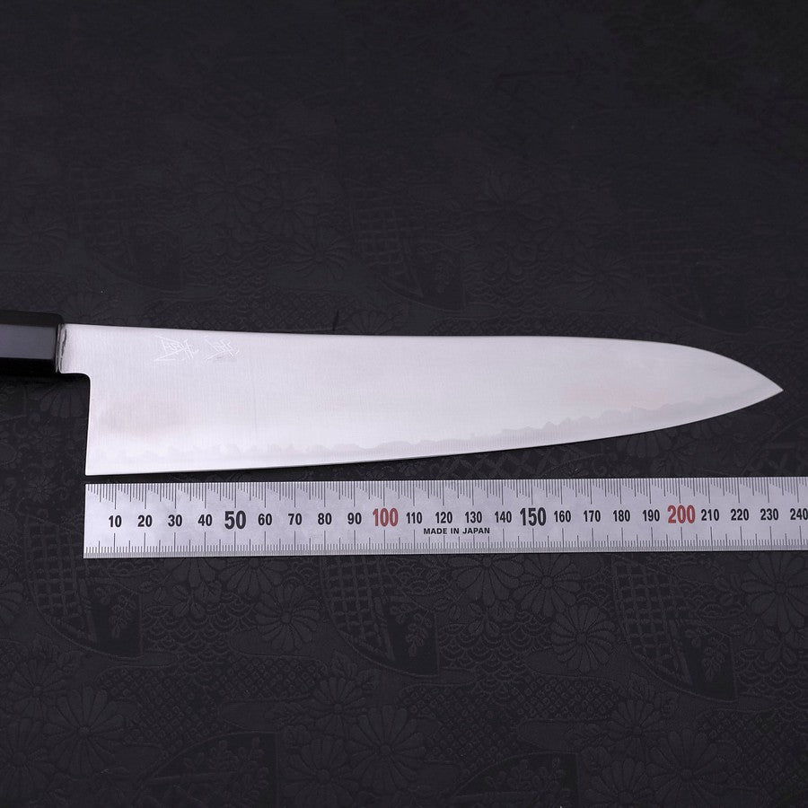 Gyuto HAP-40 Poliert Büffelhorn und Ebenholz Griff 240mm-[Musashi]-[Japan-Küchenmesser]