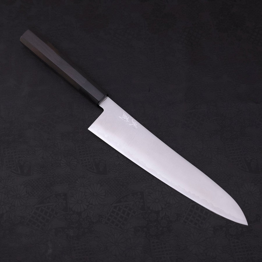 Gyuto HAP-40 Poliert Büffelhorn und Ebenholz Griff 240mm-[Musashi]-[Japan-Küchenmesser]