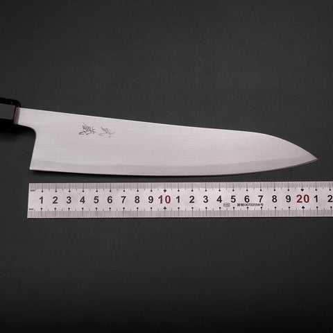 Gyuto HAP-40 Poliert Büffelhorn und Magnolienholz Griff 210mm-[Musashi]-[Japan-Küchenmesser]