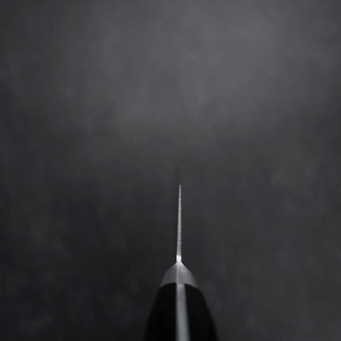 Gyuto Molybdän Poliert Schwarzer Westlicher Griff 180mm-[Musashi]-[Japan-Küchenmesser]