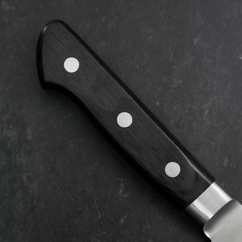 Gyuto Molybdän Poliert Schwarzer Westlicher Griff 180mm-[Musashi]-[Japan-Küchenmesser]