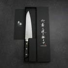Gyuto Molybdän Poliert Schwarzer Westlicher Griff 180mm-[Musashi]-[Japan-Küchenmesser]