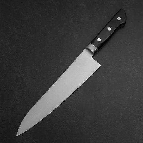 Gyuto Molybdän Poliert Schwarzer Westlicher Griff 210mm-[Musashi]-[Japan-Küchenmesser]