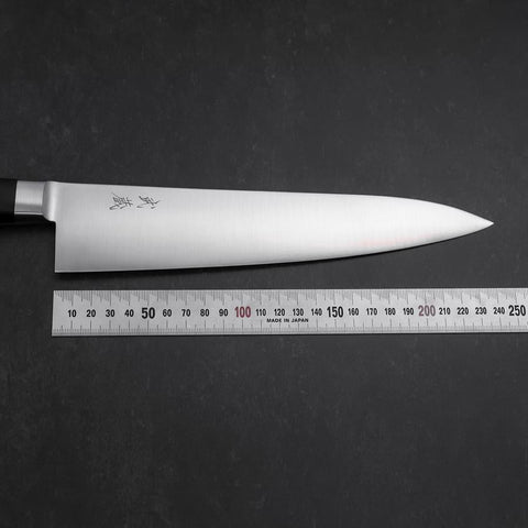 Gyuto Molybdän Poliert Schwarzer Westlicher Griff 240mm-[Musashi]-[Japan-Küchenmesser]