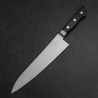 Gyuto Molybdenum Polished Western Black Handle 210mm-[Musashi]-[Japanese-Kitchen-Knives]