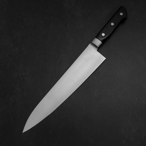 Gyuto Molybdenum Polished Western Black Handle 240mm (9.4”)-[Musashi]-[Japan-Küchenmesser]