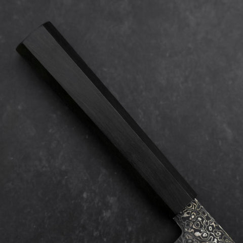 Gyuto SG-2 Black Nickel Damascus Ebony Handle 210mm (8.3”)-[Musashi]-[Japan-Küchenmesser]