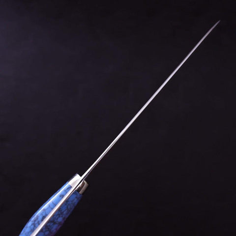 Gyuto SG-2 Damascus Turquoise Blue Handle 210mm-[Musashi]-[Japan-Küchenmesser]