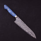 Gyuto SG-2 Damast Blauer Türkis Griff 210mm-[Musashi]-[Japan-Küchenmesser]