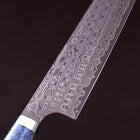 Gyuto SG-2 Damast Blauer Türkis Griff 240mm-[Musashi]-[Japan-Küchenmesser]