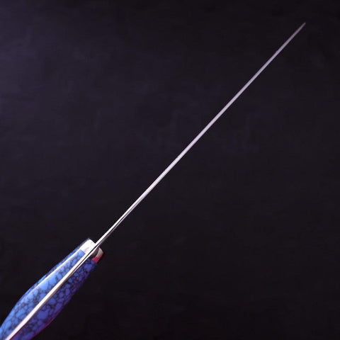 Gyuto SG-2 Damast Blauer Türkis Griff 240mm-[Musashi]-[Japan-Küchenmesser]