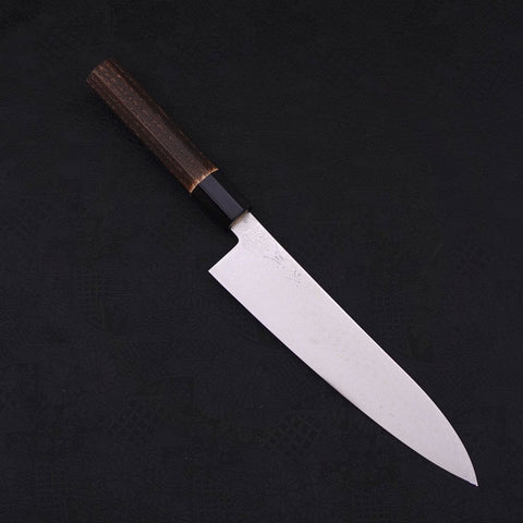 Gyuto SG-2, Damast Büffelhorn und Kastanie Griff, 200mm-[Musashi]-[Japan-Küchenmesser]