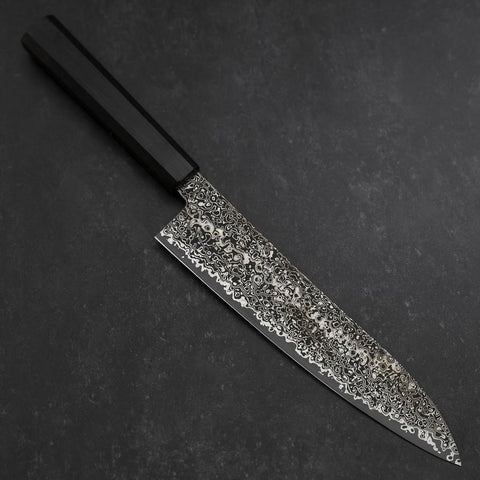 Gyuto SG-2 Damast Büffelhorn und Kastanienholz Griff 200mm-[Musashi]-[Japan-Küchenmesser]