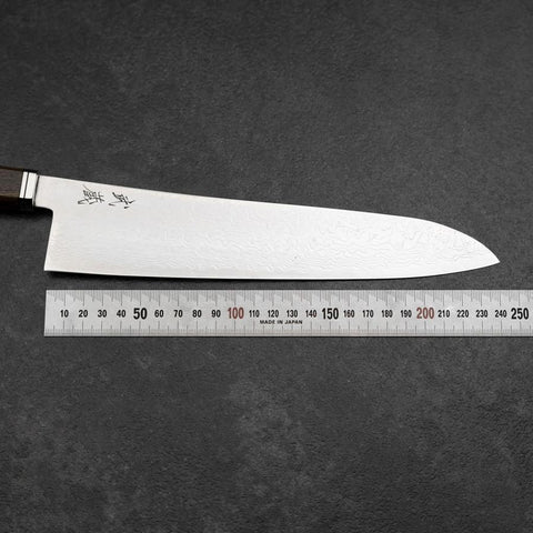 Gyuto SG-2 Damast Goldenener Ebenholz Griff 240mm-[Musashi]-[Japan-Küchenmesser]