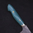 Gyuto SG-2 Damast Grüner Türkis Griff 210mm-[Musashi]-[Japan-Küchenmesser]