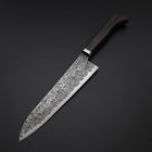 Gyuto SG-2 Black Nickel Damascus Western Ebony Handle 210mm (8.3”)-[Musashi]-[Japanese-Kitchen-Knives]