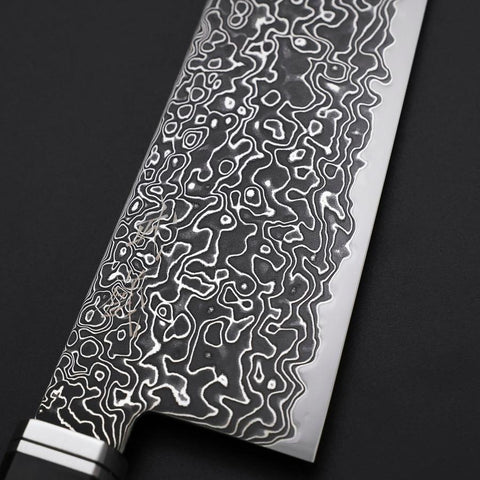 Gyuto SG-2 Kurozome Nickel Damast Westlicher Ebenholz Griff 240mm-[Musashi]-[Japan-Küchenmesser]