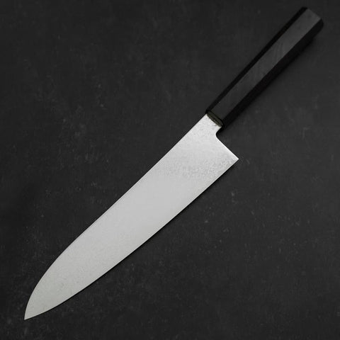 Gyuto SG-2 Nickel Damascus Ebony Handle 210mm (8.3”)-[Musashi]-[Japan-Küchenmesser]