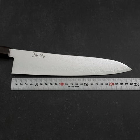 Gyuto SG-2 Nickel Damascus Ebony Handle 240mm
