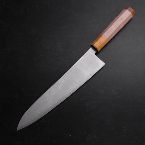 Gyuto SG-2 Poliert Gelber Ahornholz Griff 240mm-[Musashi]-[Japan-Küchenmesser]