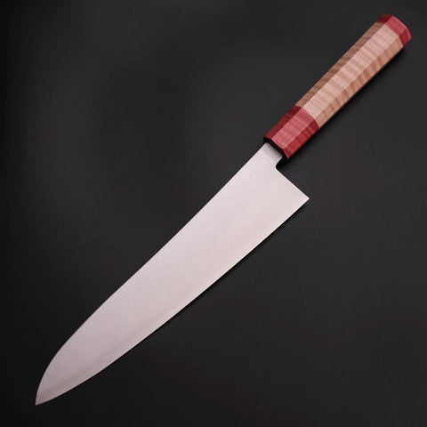 Gyuto SG-2 Poliert Roter Ahornholz Griff 240mm-[Musashi]-[Japan-Küchenmesser]