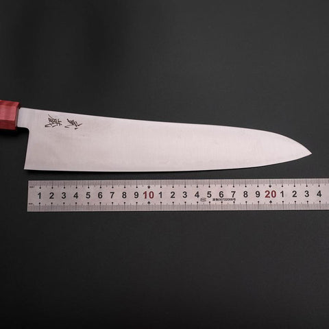 Gyuto SG-2 Poliert Roter Ahornholz Griff 240mm-[Musashi]-[Japan-Küchenmesser]