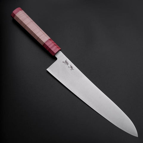 Gyuto SG-2 Poliert Roter Ahornholz Griff 240mm-[Musashi]-[Japan-Küchenmesser]