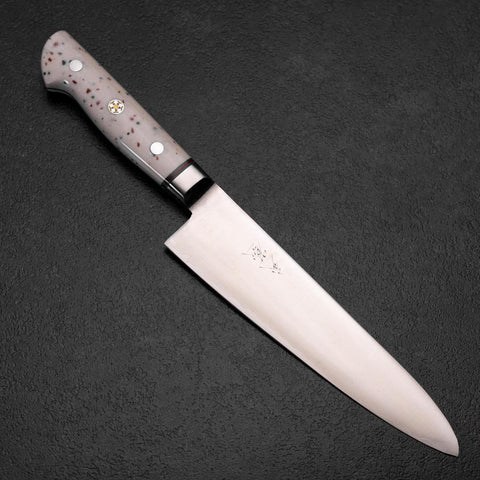 Gyuto SG-2 Poliert Westlicher Kunststein Konfetti Griff 180mm-[Musashi]-[Japan-Küchenmesser]