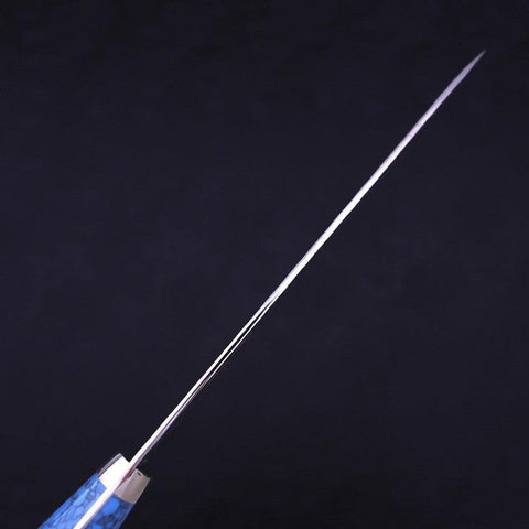Gyuto SG-2 Tsuchime Blauer Türkis Griff 210mm-[Musashi]-[Japan-Küchenmesser]