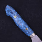 Gyuto SG-2 Tsuchime Blauer Türkis Griff 210mm-[Musashi]-[Japan-Küchenmesser]