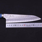 Gyuto SG-2 Tsuchime Blauer Türkis Griff 210mm-[Musashi]-[Japan-Küchenmesser]