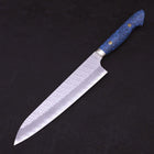 Gyuto SG-2 Tsuchime Blauer Türkis Griff 240mm-[Musashi]-[Japan-Küchenmesser]