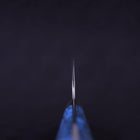 Gyuto SG-2 Tsuchime Blauer Türkis Griff 240mm-[Musashi]-[Japan-Küchenmesser]