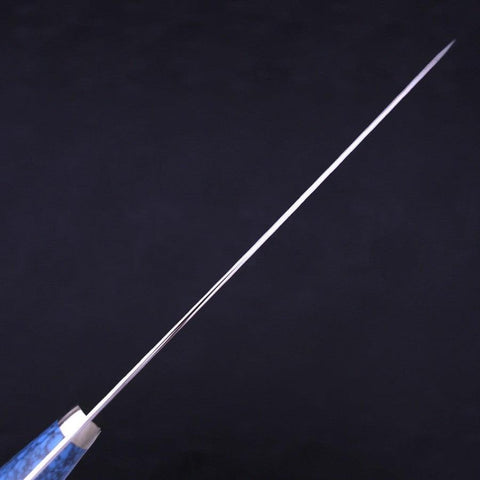 Gyuto SG-2 Tsuchime Blauer Türkis Griff 240mm-[Musashi]-[Japan-Küchenmesser]