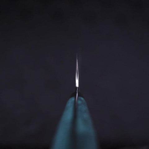 Gyuto SG-2 Tsuchime Grüner Türkis Griff 240mm-[Musashi]-[Japan-Küchenmesser]
