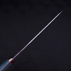 Gyuto SG-2 Tsuchime Grüner Türkis Griff 240mm-[Musashi]-[Japan-Küchenmesser]