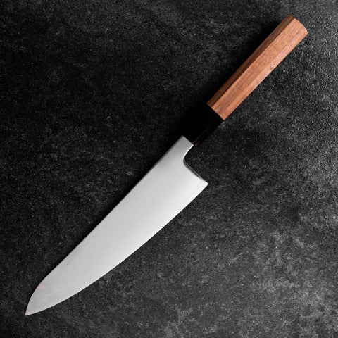 Gyuto SLD Mirror Buffalo Walnut Handle 210mm (8.3”)-[Musashi]-[Japan-Küchenmesser]