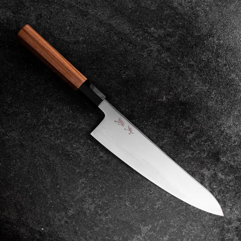 Gyuto SLD Mirror Buffalo Walnut Handle 210mm (8.3”)-[Musashi]-[Japan-Küchenmesser]